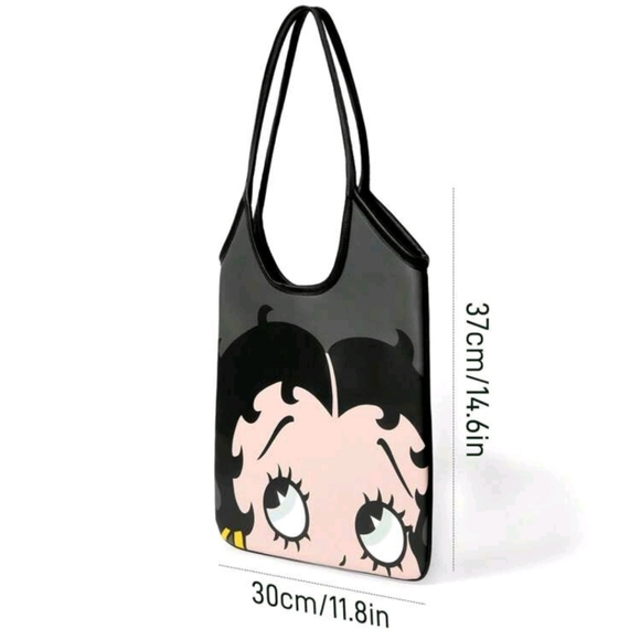 Betty Boop Shoulder Tote Carryall  Travel Shopping Bag - Picture 6 of 6